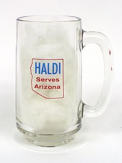 1972 A-1 Light Pilsener Beer "Haldi Serves Arizona" 5½ Inch Mug Phoenix