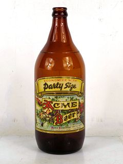 1943 Acme Beer Party Size 32oz One Quart Bottle San Francisco California