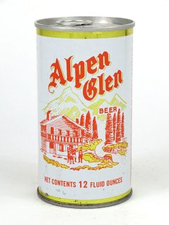 1969 Alpen Glen Beer 12oz Tab Top Can T32-28 San Francisco California