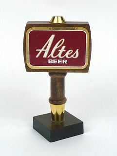 1972 Altes Beer Tall Tap Handle Detroit Michigan