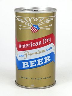 1969 American Dry Beer 12oz Tab Top Can T34-13 Hammonton New Jersey