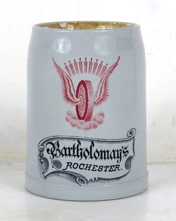 1913 Bartholomay Brewery Beer 4½ Inch Stein Rochester New York