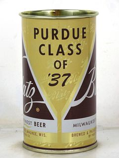 1957 Blatz Beer Purdue Class of 1937 Reunion 12oz Tab Top Can T216-17 Milwaukee Wisconsin