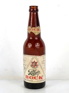 1923 Blatz Bock Beverage 12oz Bottle Milwaukee Wisconsin