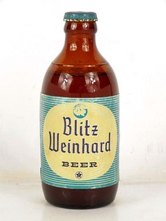 1952 Blitz Weinhard Beer (Full) 11oz Stubby Bottle Portland Oregon