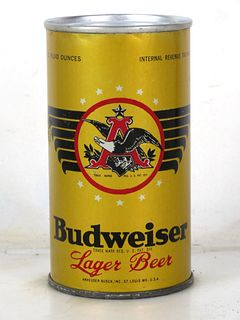 1948 Budweiser Lager Beer 12oz Flat Top Can OI-161A St. Louis Missouri