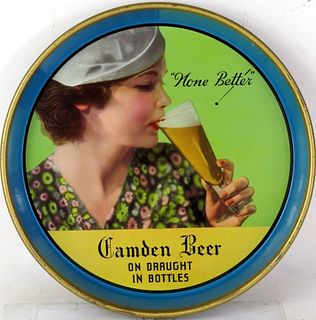 1933 Camden Beer 12 inch Serving Tray Camden New Jersey