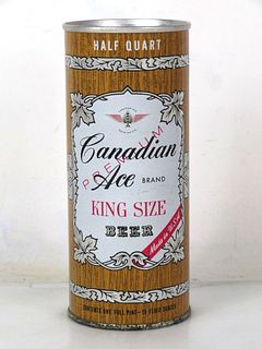1954 Canadian Ace Beer 16oz One Pint Tab Top Can T146-28.0 Chicago Illinois