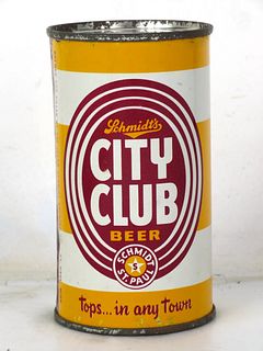 1952 City Club Beer 12oz Flat Top Can 130-05c Saint Paul Minnesota