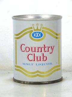 1966 Country Club Malt Liquor 8oz 7 to 8oz Can T28-18.2z St. Joseph Missouri