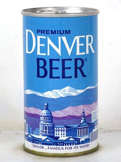 1967 Denver Premium Beer 12oz Tab Top Can T58-31 Denver Colorado