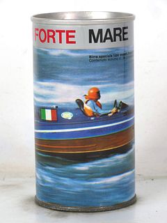1972 Dreher Forte Birra (Racing Boat) 340ml Tab Top Can Pedavena Italy