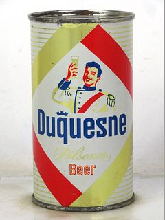 1958 Duquesne Pilsener Beer 12oz Flat Top Can 57-12 Pittsburgh Pennsylvania