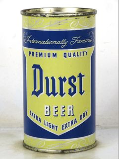 1957 Durst Premium Quality Beer 12oz Flat Top Can 57-18.2 Spokane Washington