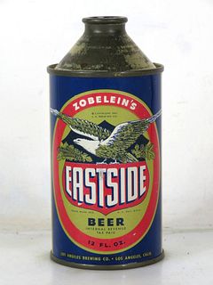 1947 Eastside Beer 12oz Cone Top Can 160-11 Los Angeles California