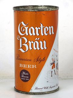 1962 Garten Brau Beer 12oz Flat Top Can 67-20 Potosi Wisconsin