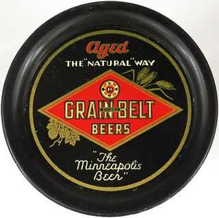 1933 Grain Belt Beers 4¼ Inch Tip Tray Minneapolis Minnesota