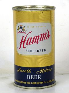1953 Hamm's Preferred Beer mpm 12oz Flat Top Can 79-20.1 Saint Paul Minnesota