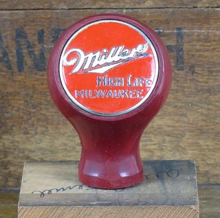 1939 Miller High Life Beer Ball Knob No Ref. Milwaukee Wisconsin