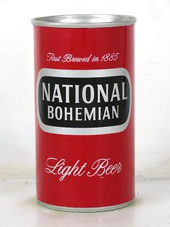 1960 National Bohemian Light Beer (aluminum) 12oz Flat Top Can 102-12v Baltimore Maryland