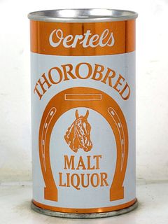 1964 Oertel's Thorobred Malt Liquor 12oz Tab Top Can T99-07 Louisville Kentucky