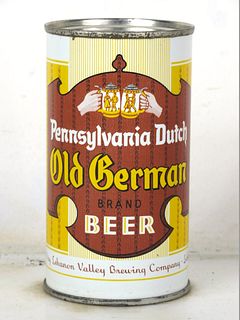 1953 Old German Beer (Brown) 12oz Flat Top Can 106-39 Lebanon Pennsylvania
