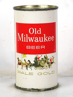 1960 Old Milwaukee Beer 12oz Flat Top Can 107-29 Milwaukee Wisconsin