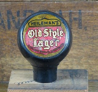 1936 Old Style Lager Beer Ball Knob La Crosse Wisconsin