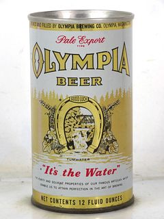 1965 Olympia Beer 12oz Tab Top Can T104-11 Tumwater Washington