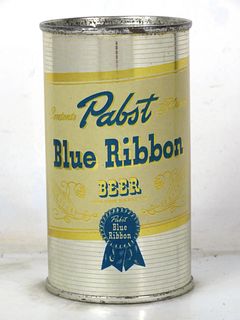 1945 Pabst Blue Ribbon Beer 12oz Flat Top Can 111-28 Milwaukee Wisconsin