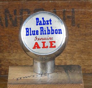 1933 Pabst Blue Ribbon Genuine Ale Ball Knob Milwaukee Wisconsin
