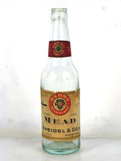 1920 Pabst Mead 12oz Bottle Boston Massachusetts