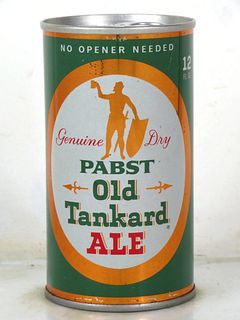 1968 Pabst Old Tankard Ale 12oz Tab Top Can T106-24 Milwaukee Wisconsin
