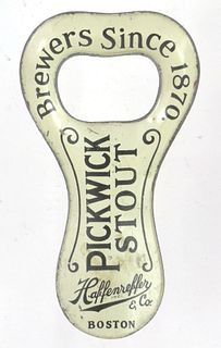 1910 Pickwick Stout/Ale Tin Lithographed Opener Boston Massachusetts