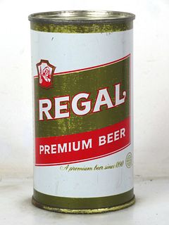 1961 Regal Premium Beer 12oz Flat Top Can 121-32 Miami Florida