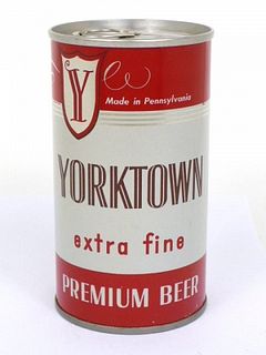 1969 Yorktown Premium Beer 12oz Tab Top Can T135-33 Reading Pennsylvania