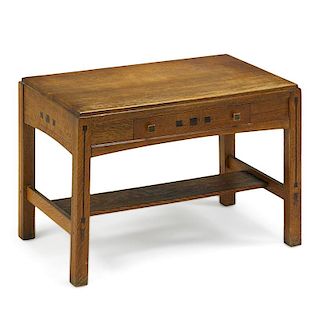 LIMBERT Ebon-Oak library table