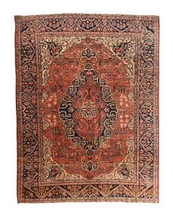Antique Persian Farahan Sarouk  Rug