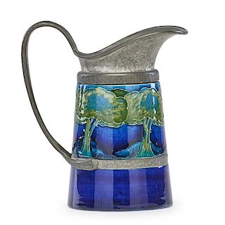 MOORCROFT Moonlit Blue Landscape pitcher