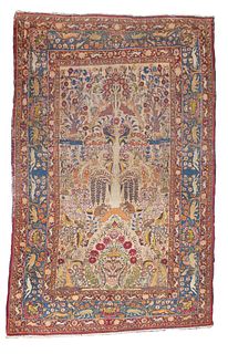 Antique Persian Tehran Rug