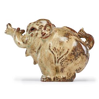 KNUD KYHN; ROYAL COPENHAGEN Elephant sculpture