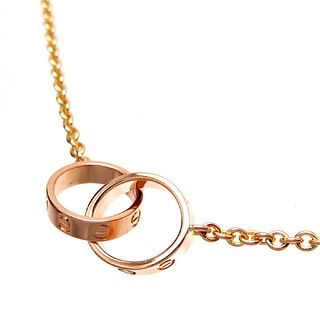 CARTIER BABY LOVE 18K ROSE GOLD NECKLACE
