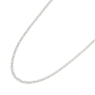 CARTIER FIGARO 18K WHITE GOLD NECKLACE
