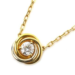 CARTIER 18K YELLOW GOLD TRINITY NECKLACE