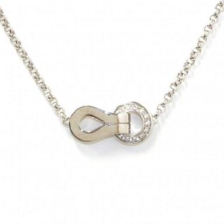 CARTIER AGRAPH 18K WHITE GOLD NECKLACE