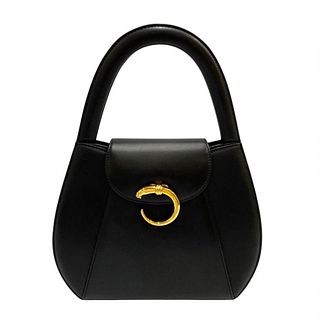 CARTIER PANTHERE LINE LEATHER MINI TOTE BAG