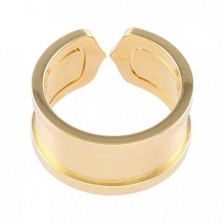 CARTIER C2 18K YELLOW GOLD WIDE RING