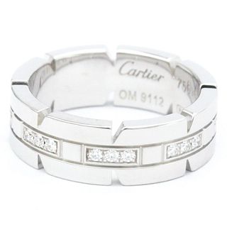 CARTIER TANK FRANCAISE 18K WHITE GOLD BAND RING