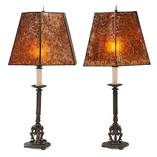 OSCAR BACH Pair of table lamps