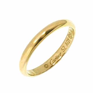 CARTIER 1895 CLASSIC 18K YELLOW GOLD BAND RING